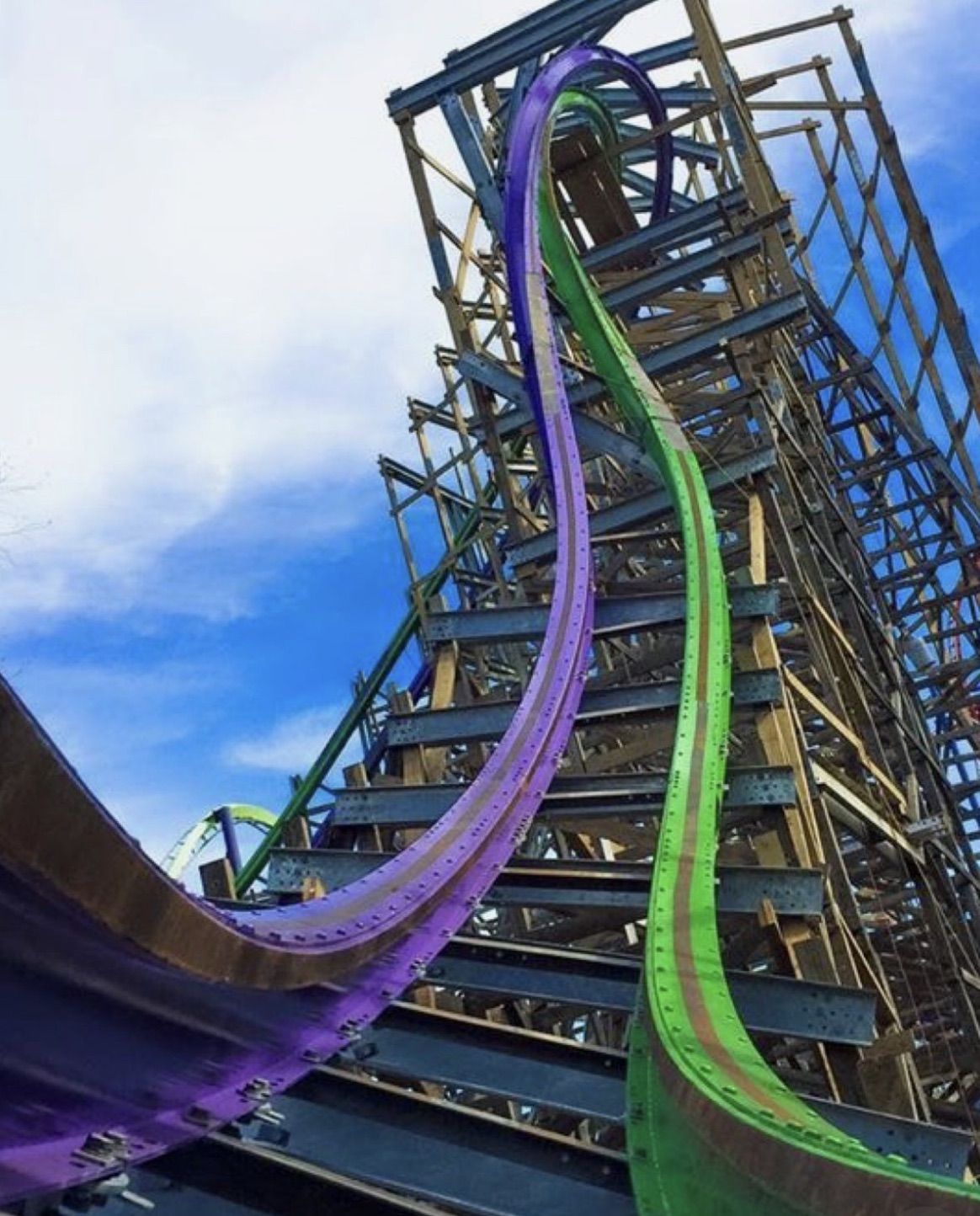 Front seat POV of The Joker.